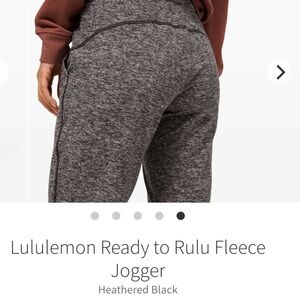 Lululemon Ready to Rulu fleece Joggers
